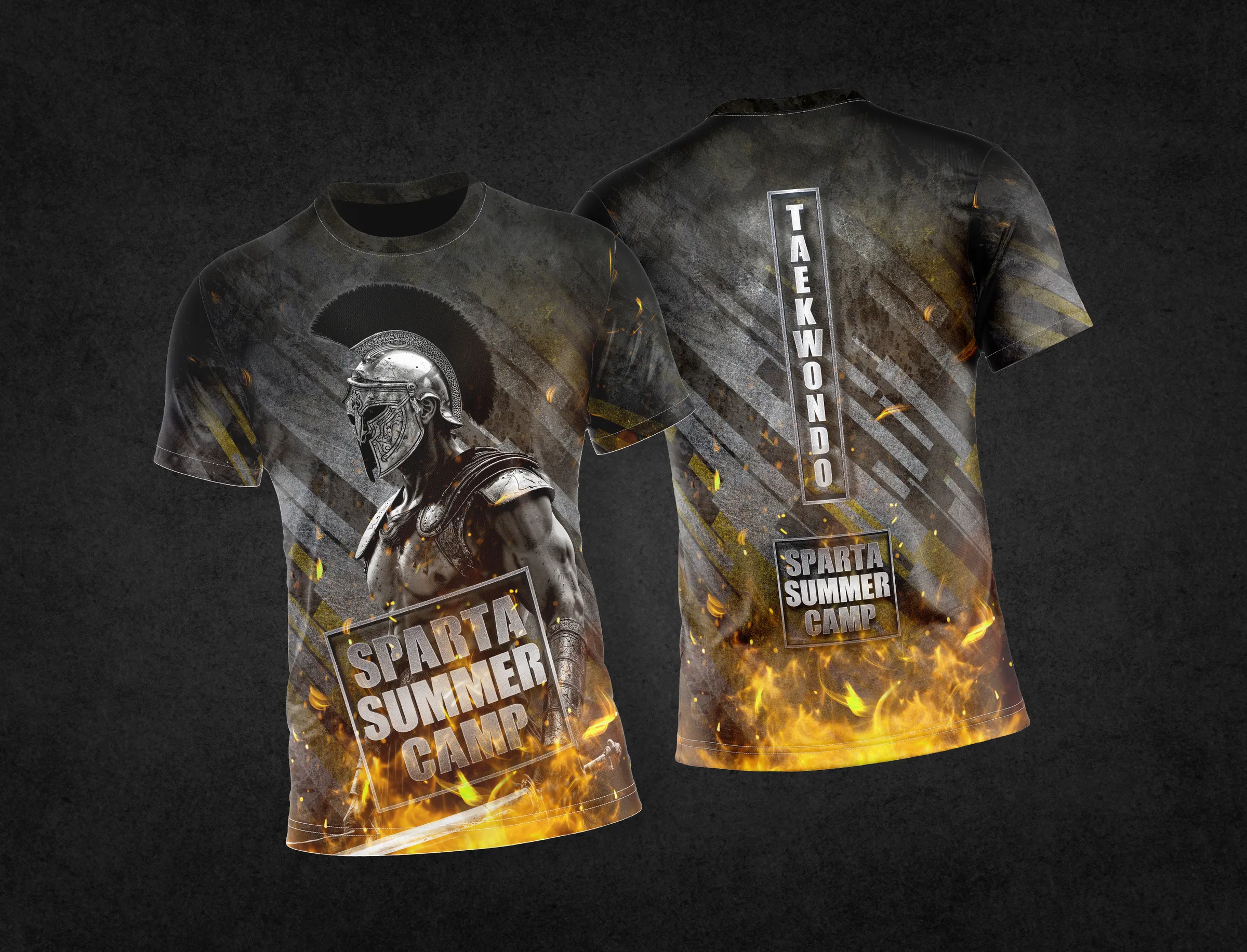 Sparta Summer Camp T-shirt design for Sparta Taekwondo Club
